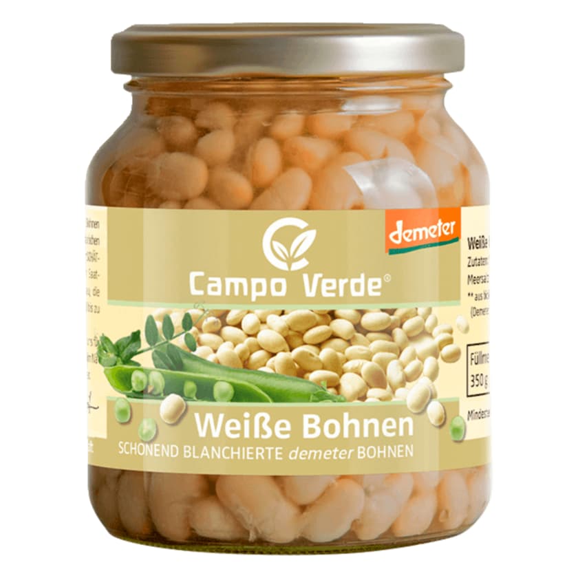 Campo Verde Bio Demeter Weiße Bohnen 230g